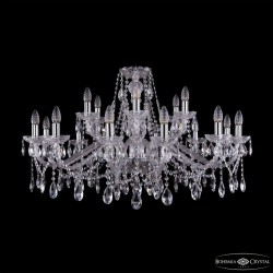 Подвесная люстра Bohemia Ivele Crystal 1413/12+6/360 Ni