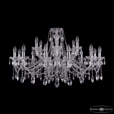 Подвесная люстра Bohemia Ivele Crystal 1413/12+6/360 Ni