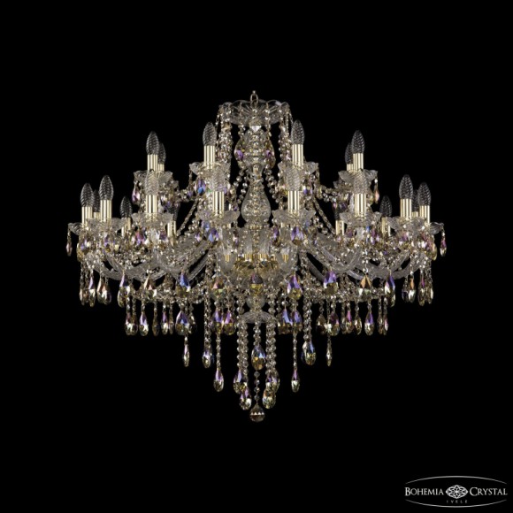 Подвесная люстра Bohemia Ivele Crystal 1415/16+8/360 G R801