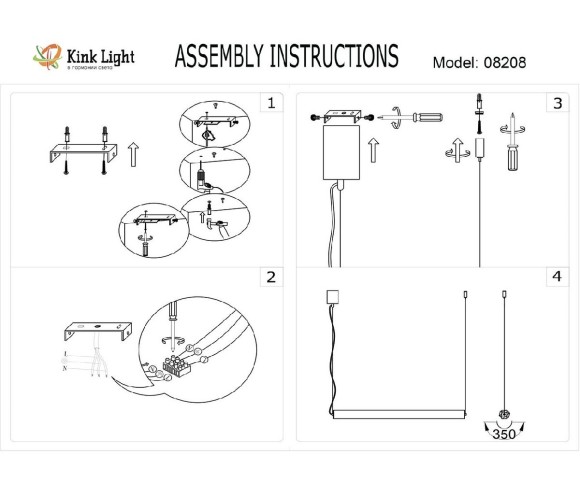 Подвесной светильник Kink Light Талия 08208-125,19