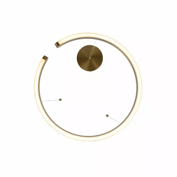 Подвесной светодиодный светильник Loft IT Ring 10013S, Золото, Теплый белый, Металл Подвесной светодиодный светильник Loft IT Ring 10013S, Золото, Теплый белый, Металл