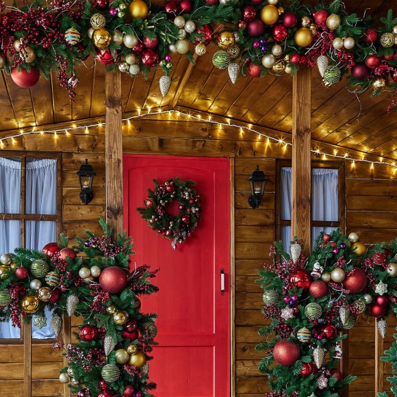 Гирлянда без вилки статическое свечение соединяемая Uniel ULD-F90PRO S10M-100/SWK WW UL-00013242