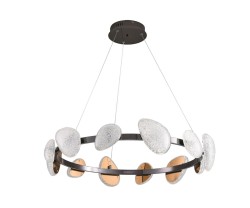 Подвесная светодиодная люстра с пультом управления Kink Light Юнни 07693-12A,29