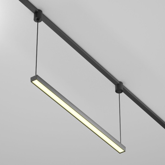 Трековый подвесной магнитный светильник Maytoni Basis TR170-1-26W3K-B