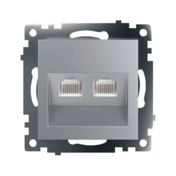 Розетка компьютерная 2-местная RJ-45 Stekker Катрин GLS00-7109-03 50005 Розетка компьютерная 2-местная RJ-45 Stekker Катрин GLS00-7109-03 50005