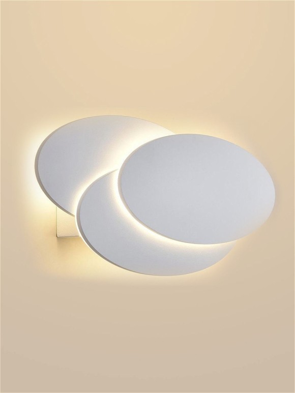 Настенный светильник Elvan GW-6809R-12W-WW-Wh