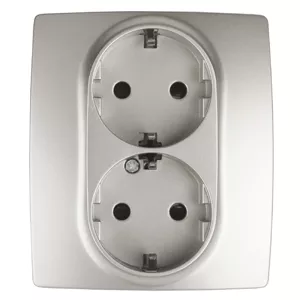 Розетка 2X2P+E Schuko со шторками Эра 12-2104-15 Б0019334