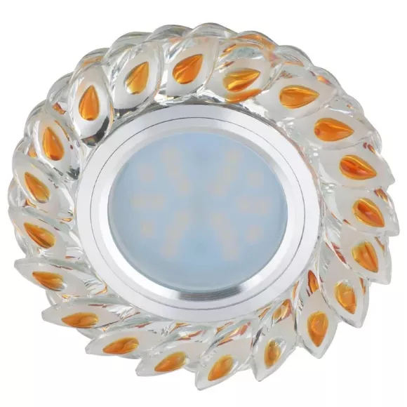 Встраиваемый светильник Fametto Luciole DLS-L128 GU5.3 Chrome/Gold Встраиваемый светильник Fametto Luciole DLS-L128 GU5.3 Chrome/Gold