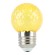 Лампа светодиодная Feron LB-385 шар желтый прозрачный E27 1W 230V 52161