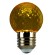 Лампа светодиодная Feron LB-385 шар желтый прозрачный E27 1W 230V 52161