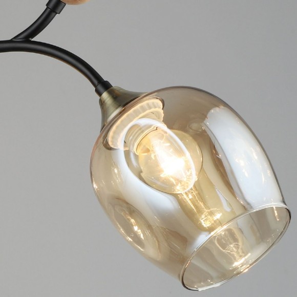 Люстра на штанге Reluce 02009-0.3-03 AB+BK