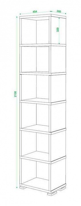 Стеллаж Домино СБ-15/6 MER_SB-15_6_VK