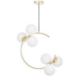 Подвесная люстра Lumina Deco Bonio LDP 7031-6 F.GD