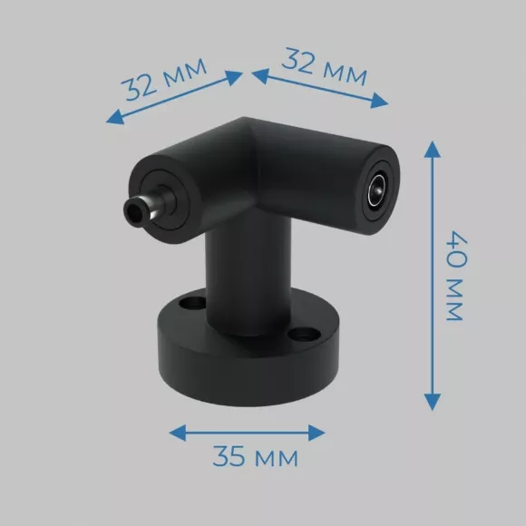 L-соединитель R IMEX Thin & Smart IL.0060.4006-BK L-соединитель R IMEX Thin & Smart IL.0060.4006-BK