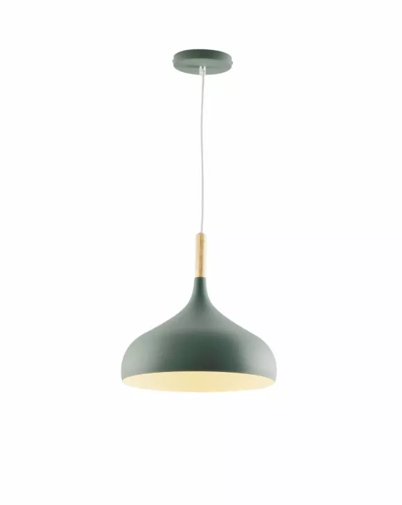 Подвесной светильник Moderli Eline V11445-1P, Зеленый, Металл, Лофт стиль Подвесной светильник Moderli Eline V11445-1P, Зеленый, Металл, Лофт стиль