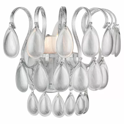Настенный светильник AM Group MONICA AP1 SILVER