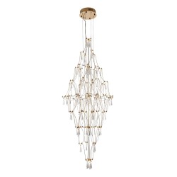 Подвесная люстра с пультом управления Modelux ML.7826.600P GD