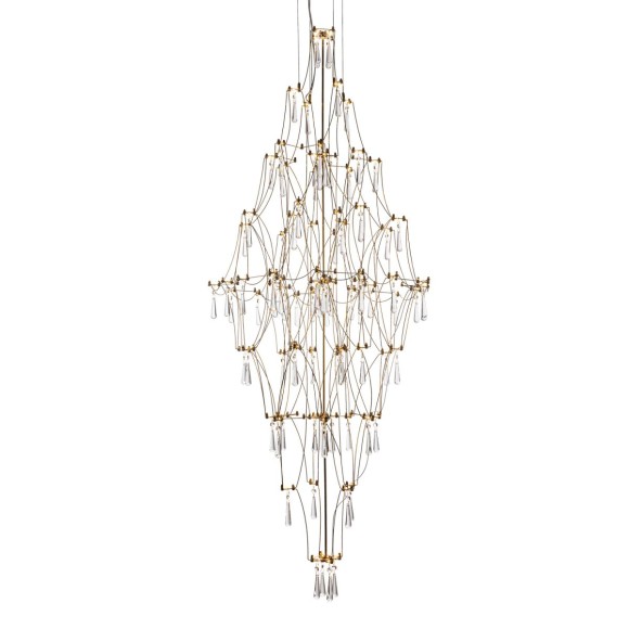 Подвесная люстра с пультом управления Modelux ML.7826.600P GD