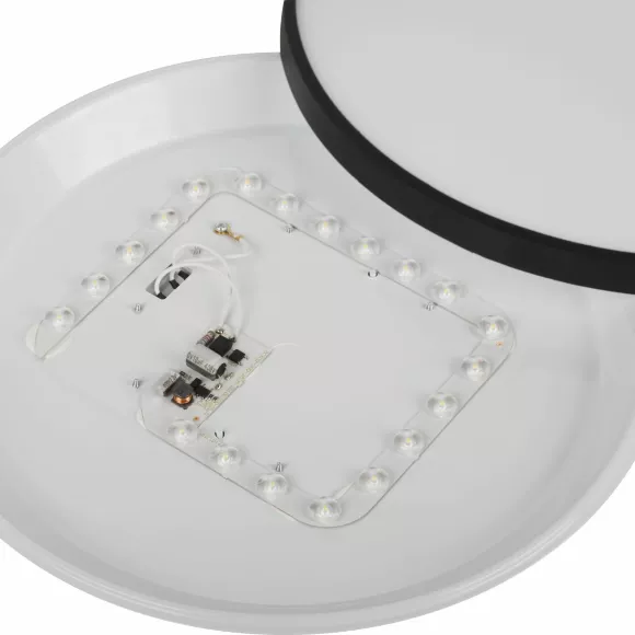 Потолочный светильник Эра Классик без ДУ SPB-6 BK 36W-5K Slim Base, Черный, Белый, Холодный белый Потолочный светильник Эра Классик без ДУ SPB-6 BK 36W-5K Slim Base, Черный, Белый, Холодный белый