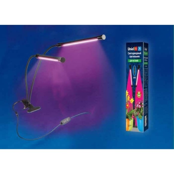 Светильник для растений (UL-00004735) Uniel ULT-P33-15W/SPSB/TM IP40 Black