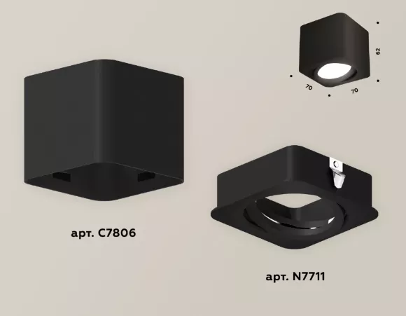 Потолочный светильник Ambrella Light Techno Spot XS7806010 (C7806, N7711) Потолочный светильник Ambrella Light Techno Spot XS7806010 (C7806, N7711)