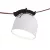 Трековый однофазный светильник Denkirs Belty spot DK5542-WH+BK