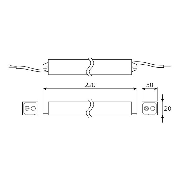 Блок питания Gauss Basic 40Вт DC12 IP67 BT522