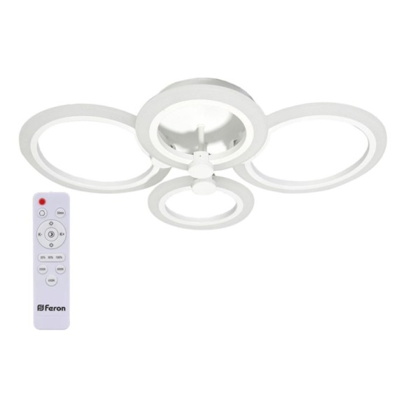 Потолочная светодиодная люстра с пультом управления Feron AL5900 41669