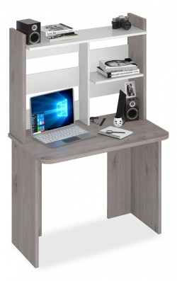 Стол компьютерный Домино Lite СКЛ-Прям100Р+НКЛ-100 MER_SKL-Pryam100Rbez_tumby-NKL-100_NBE