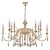 Подвесная люстра Crystal Lux MERCEDES SP6+6 GOLD/COLOR