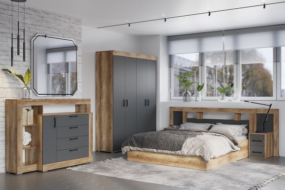 Кровать двуспальная Прима BTS_N130149