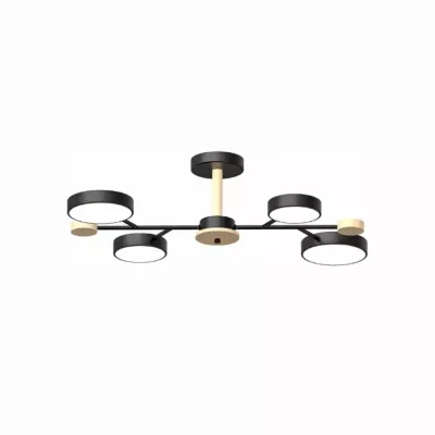 Люстра на штанге LED4U L3213-670 BK
