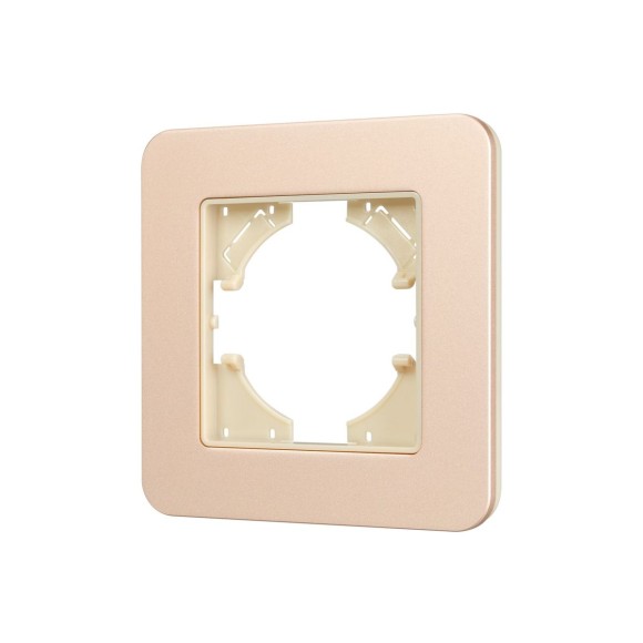 Рамка алюминиевая на 1 пост Arlight FRM-AKIRY-SFAL-1-GD 049686