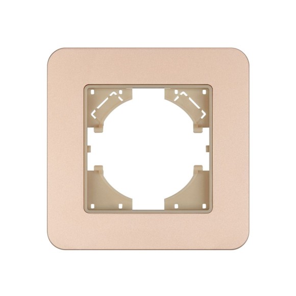 Рамка алюминиевая на 1 пост Arlight FRM-AKIRY-SFAL-1-GD 049686