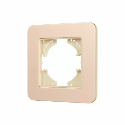 Рамка алюминиевая на 1 пост Arlight FRM-AKIRY-SFAL-1-GD 049686