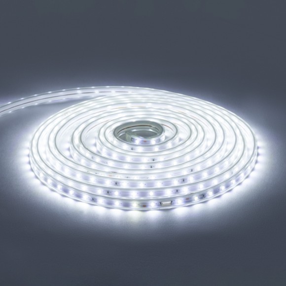 Комплект светодиодной ленты Apeyron 220В 6Вт/м smd2835 60д/м IP65 5м 6500К (сетевой шнур, заглушка, крепежи) 10-55