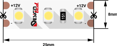 Светодиодная лента DesignLed DSG3120-12-WW-33 001487