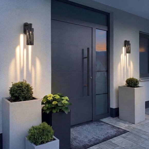 Уличный настенный светильник Elektrostandard Streak 35197/W черный 4690389219498 a072055