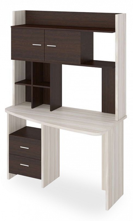 Стол компьютерный Домино Lite СКЛ-Крл120+НКЛХ-120 КВ ПРАВ MER_SKL-Krl120-NKLH-120_KV_PRAV