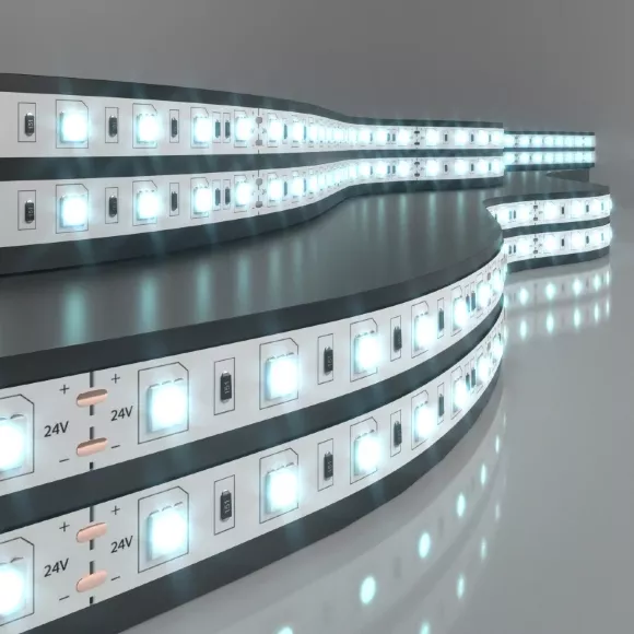 Светодиодная лента Elektrostandard 24V 14,4W 60Led 5050 IP20 холодный белый, 5м 4690389167676 Светодиодная лента Elektrostandard 24V 14,4W 60Led 5050 IP20 холодный белый, 5м 4690389167676