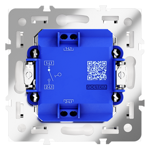 Выключатель одноклавишный Voltum S70 VLS010101