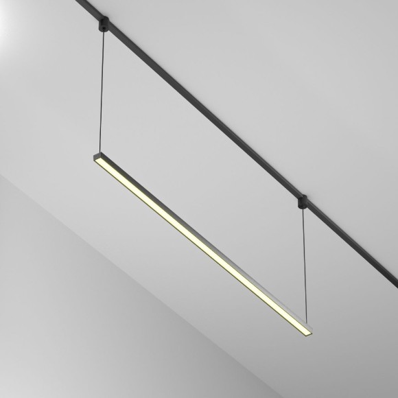 Трековый подвесной магнитный светильник Maytoni Basis TR170-1-52W3K-B