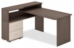 Стол письменный Домино СР-620/160 C MER_SR-620-160-C-SHKSH-CH-LEV