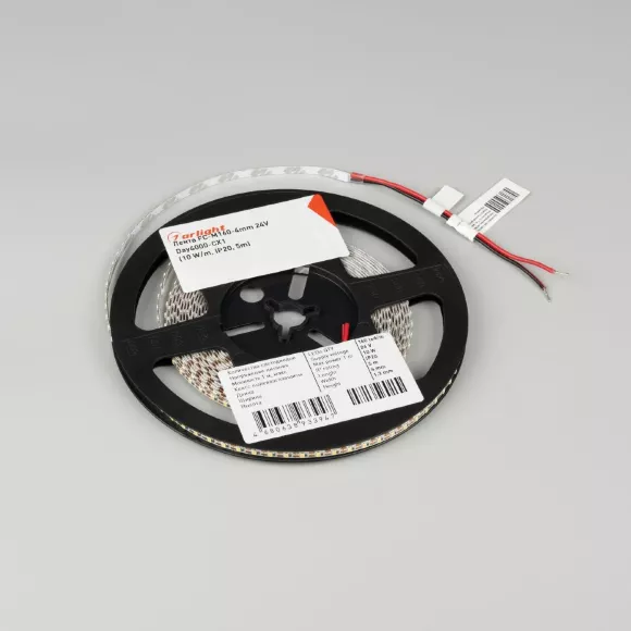 Светодиодная лента Arlight FC-M160-4mm 24V Warm3500-CX1 (10 W/m, IP20, 5m) 057858 Светодиодная лента Arlight FC-M160-4mm 24V Warm3500-CX1 (10 W/m, IP20, 5m) 057858