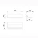 Схема размеров настенный светильник Mantra Altea 8093