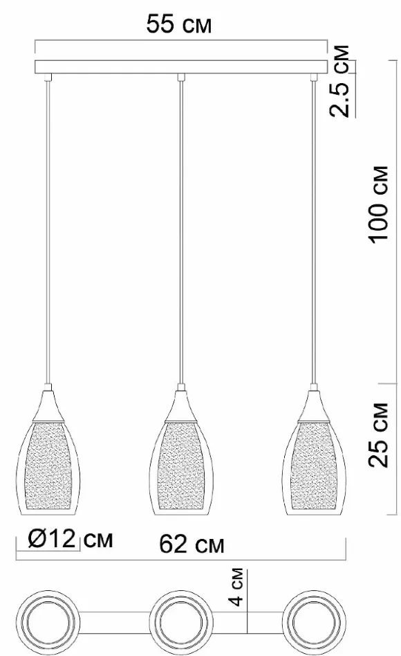 Подвесной светильник Arte Lamp Barry A7951SP-3GO, Золото, Янтарный, Металл Подвесной светильник Arte Lamp Barry A7951SP-3GO, Золото, Янтарный, Металл