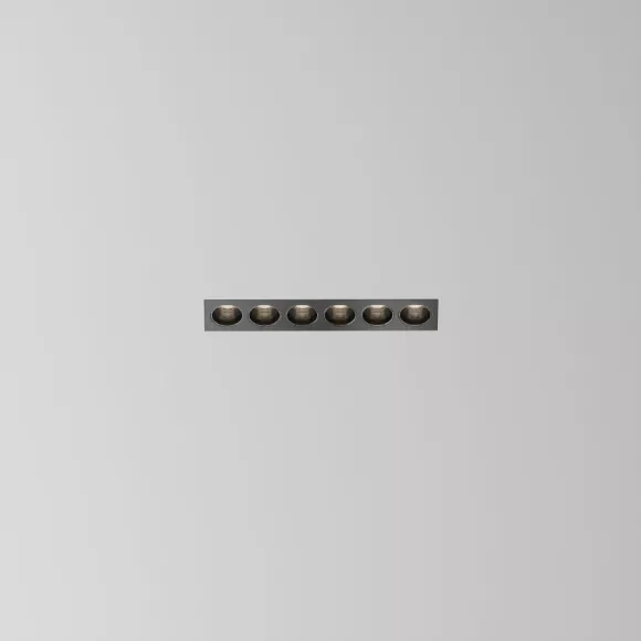 Встраиваемый светильник Maytoni Points DL065-12W3-6K-TRS-B, Черный, От теплого до холодного, Алюминий, светодиодный модуль