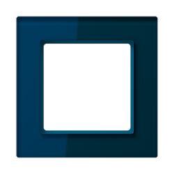 Рамка одноместная Jung AC581GLNB