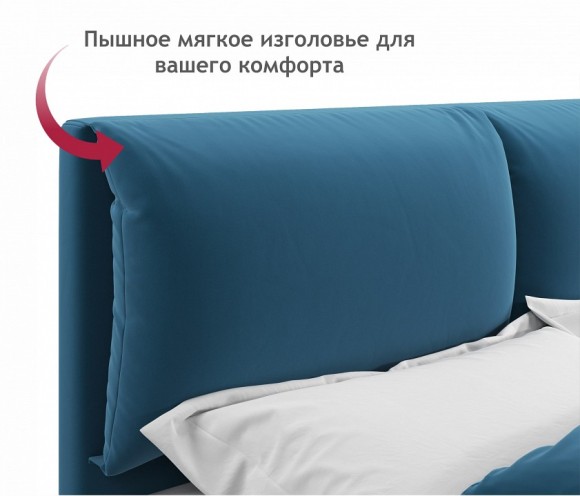 Кровать двуспальная Vita 2000x1600 с ПМ NMB_TE-00005491