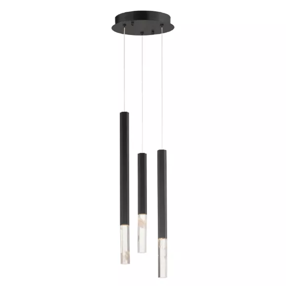 Подвесной светильник Delight Collection Vita 3A matt black, Черный, Прозрачный, Теплый белый Подвесной светильник Delight Collection Vita 3A matt black, Черный, Прозрачный, Теплый белый